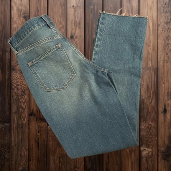 J. Crew Essential Straight Blue Jeans - Picture 2 of 7